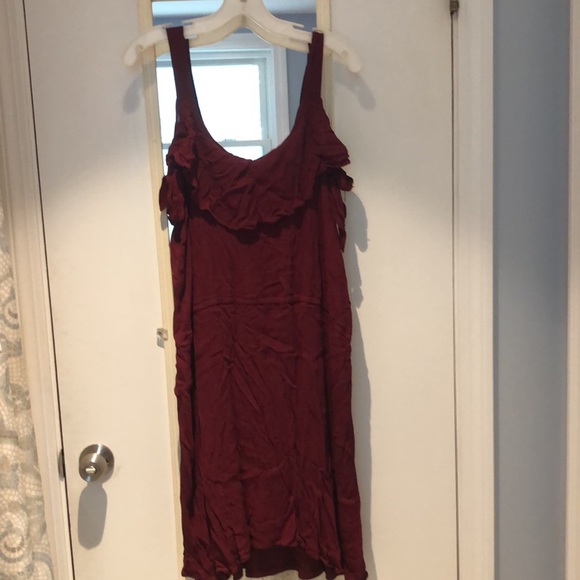 Maurices maroon midi dress 3 - Picture 4 of 6